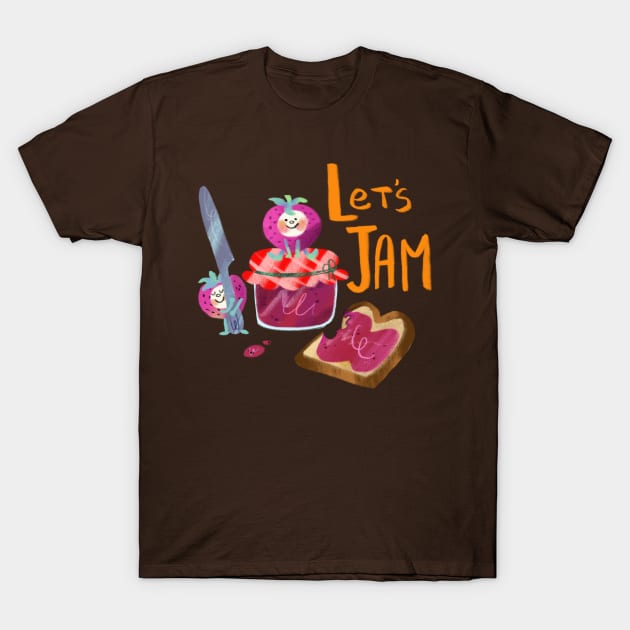 Let’s jam ! T-Shirt by queenofgoldfish